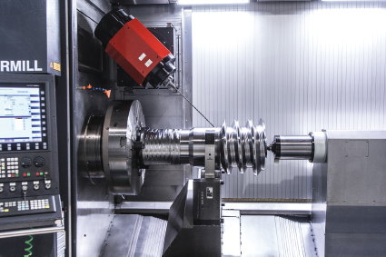 Токарный обрабатывающий центр с ЧПУ с фрезерным шпинделем EMCO HYPERTURN 200 Powermill