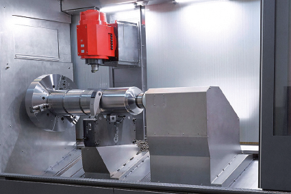 Токарный обрабатывающий центр с ЧПУ с фрезерным шпинделем EMCO HYPERTURN 200 Powermill